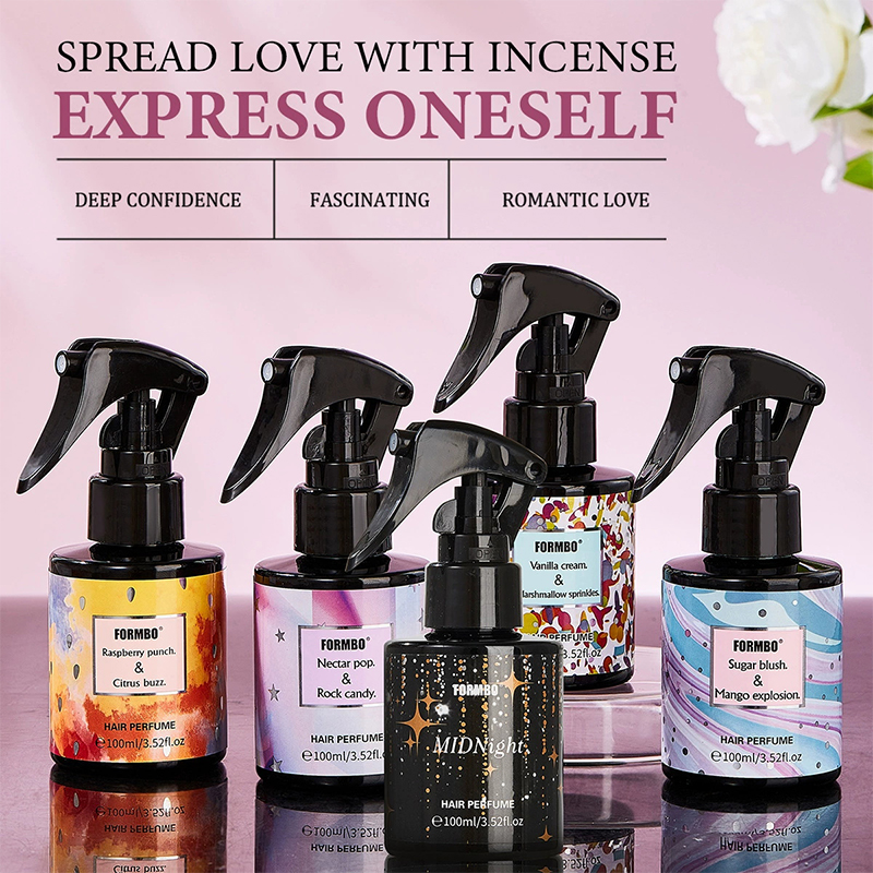 رذاذ شعر 100 مل ورذاذ حرير نسائي هدية عطر للشعر ورذاذ للجسم
