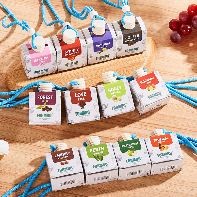 عطر بلوسوم آند بيري للسيارات - معطر هواء معلق بخلاصة الأزهار والفواكه الطبيعية إكسسوارات رائحة السيارات الفاخرة 8 مل