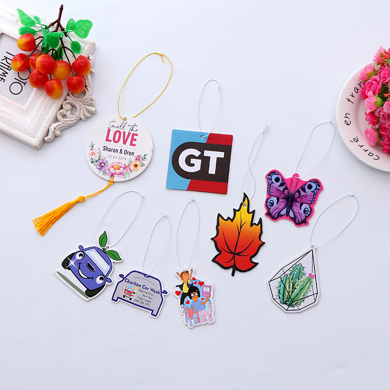 تصميم معطر هواء مضحك للسيارة/معطر هواء ورقي/معطر هواء معلق