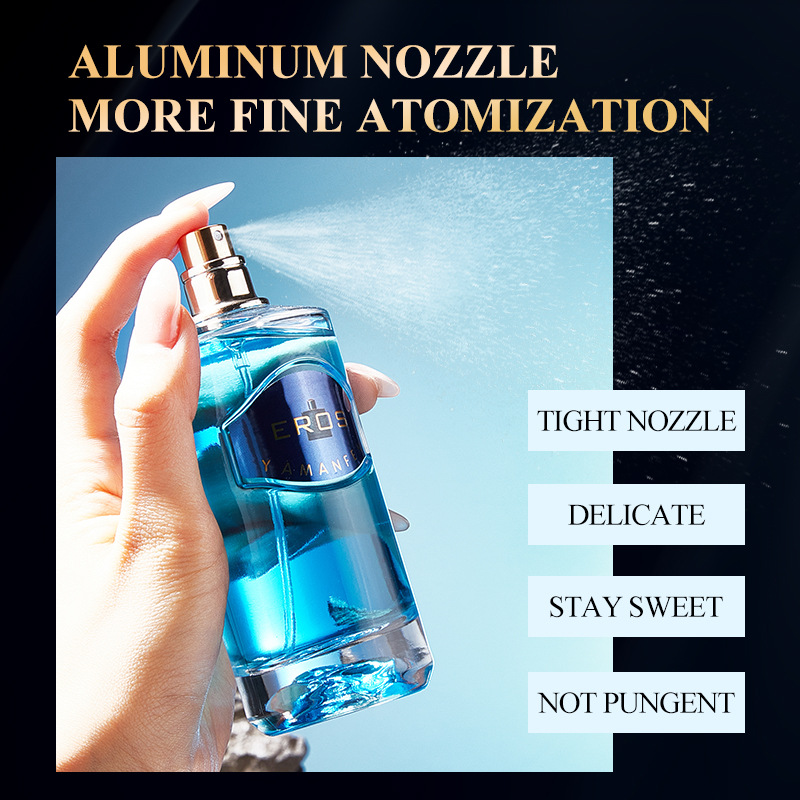 100 مل عطر رجالي برائحة الليمون والفواكه والزهور والفيرومون والزيت العطري ورذاذ العطر