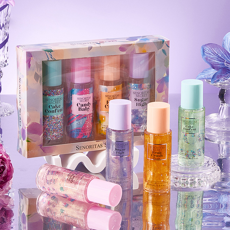 4 قطع 75 مل*4 مجموعة هدايا رذاذ الجسم أو دو برفيوم فلورالز للنساء 75 مل رذاذ الجسم 4 قطع 75 مل*4 مجموعة هدايا رذاذ الجسم أو دو برفيوم فلورالز للنساء 75 مل رذاذ الجسم