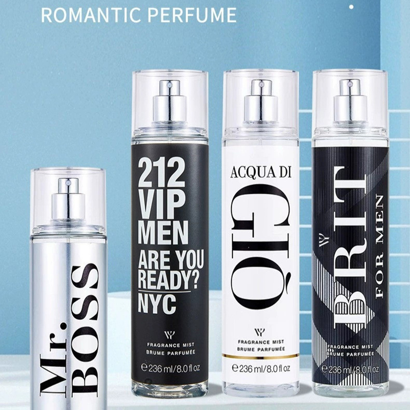 بخاخ عطر الجسم الأصلي بنكهة الأزهار والفواكه 236 مل عطر يدوم طويلاً للرجال