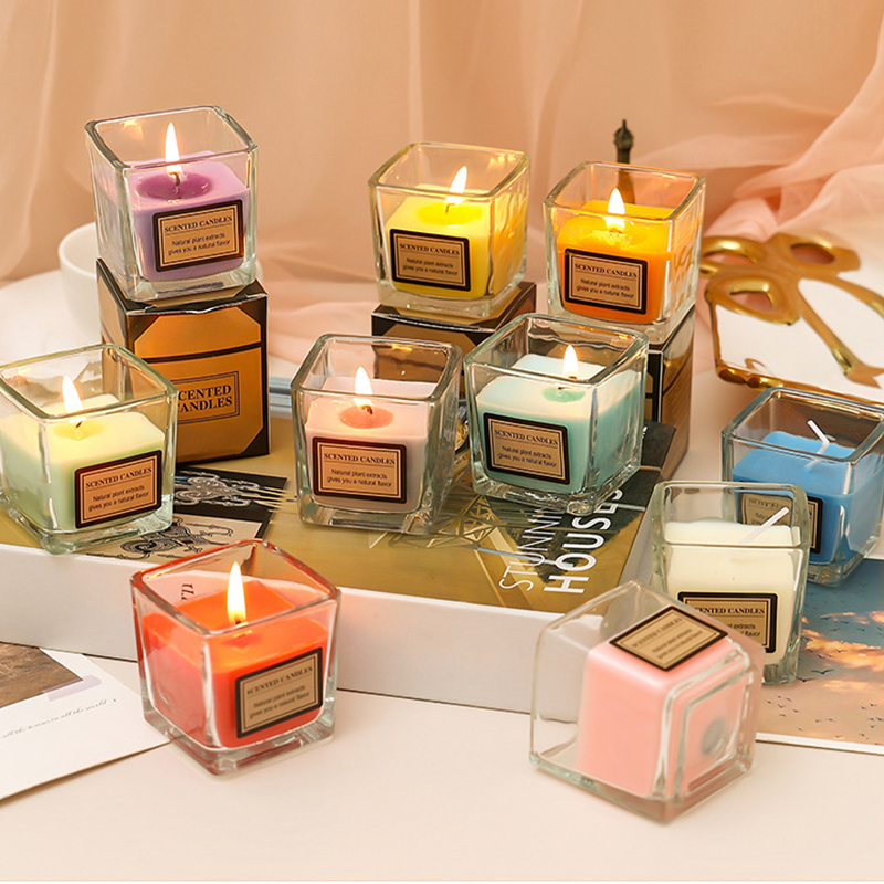 120 جرام من العطور المعطرة شموع معطرة منزلية قوية ذات رائحة عطرية تدوم طويلاً شموع معطرة في برطمانات