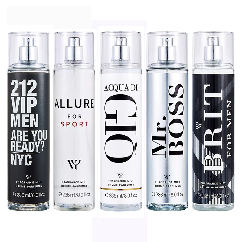 بخاخ عطر الجسم الأصلي بنكهة الأزهار والفواكه 236 مل عطر يدوم طويلاً للرجال
