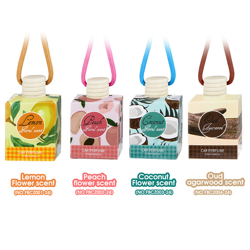 عطر بلوسوم آند بيري للسيارات - معطر هواء معلق بخلاصة الأزهار والفواكه الطبيعية إكسسوارات رائحة السيارات الفاخرة 8 مل