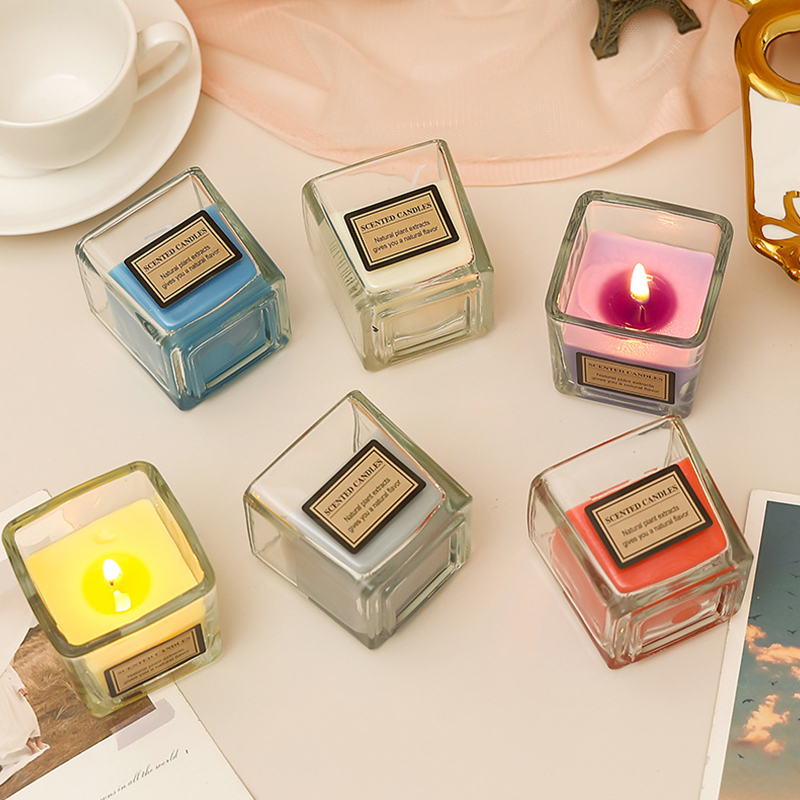 120 جرام من العطور المعطرة شموع معطرة منزلية قوية ذات رائحة عطرية تدوم طويلاً شموع معطرة في برطمانات