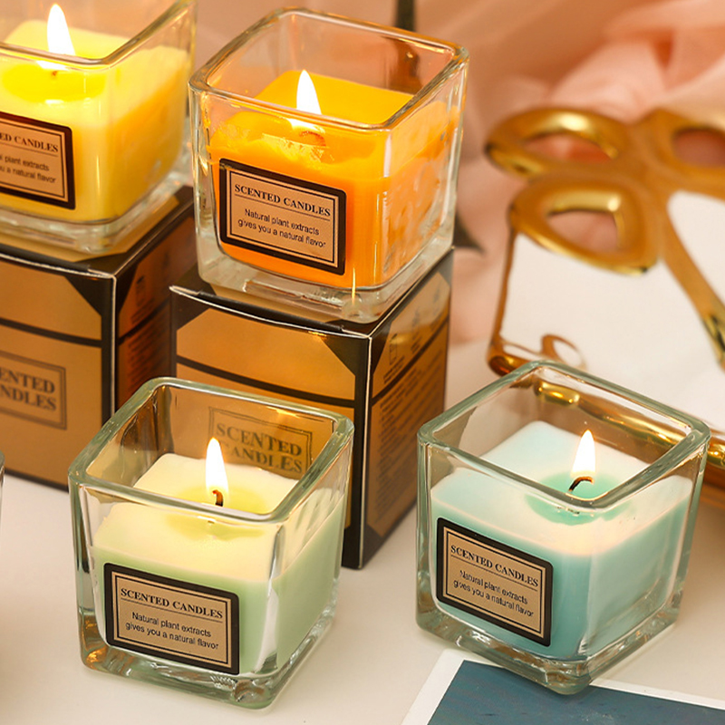 120 جرام من العطور المعطرة شموع معطرة منزلية قوية ذات رائحة عطرية تدوم طويلاً شموع معطرة في برطمانات