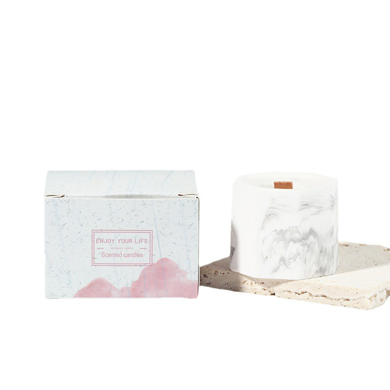 شمعة خشبية شفافة بوزن 90 جرامًا مع غطاء خشبي لتزيين المنزل وحفلات الزفاف وحفلات أعياد الميلاد معطرة