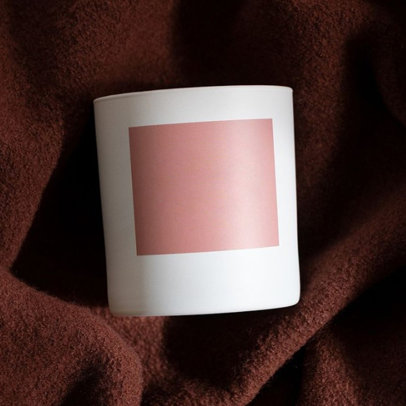 صندوق هدايا فاخر من الخشب الخالي من الدخان وصديق للبيئة بسعة 220 جرامًا مع رائحة زيت الصويا العطري النباتي والشمع