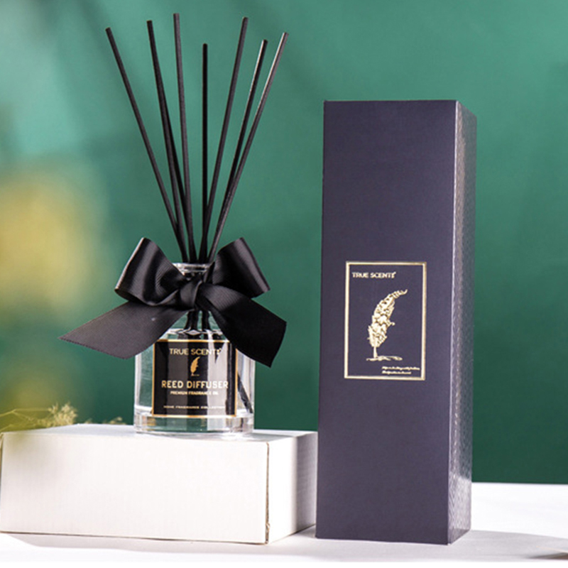 220 مل موزع قصب العلاج العطري عالي الجودة 220 مل بدون نار شفاف مع روائح قابلة للتغيير