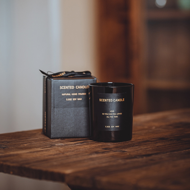 شموع معطرة برائحة شمع الصويا الطبيعي بوزن 160 جرام