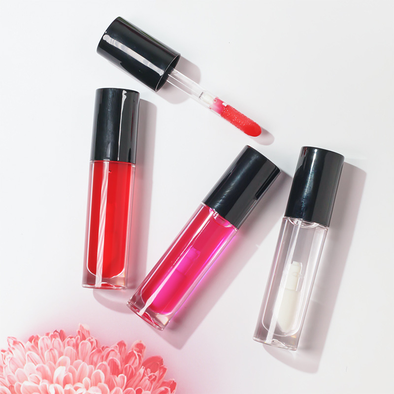 زيت الشفاه المرطب 100% نباتي لامع طبيعي أساس زيت الشفاه العضوي 3 ألوان