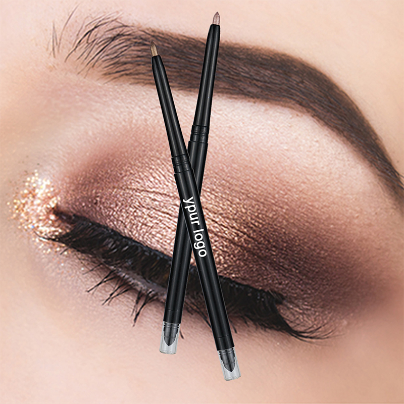 قلم ظلال عيون هايلايتر 10 ألوان مقاوم للماء لامع غير لامع ظلال عيون عارية صبغة مكياج مستحضرات تجميل قلم كحل أبيض