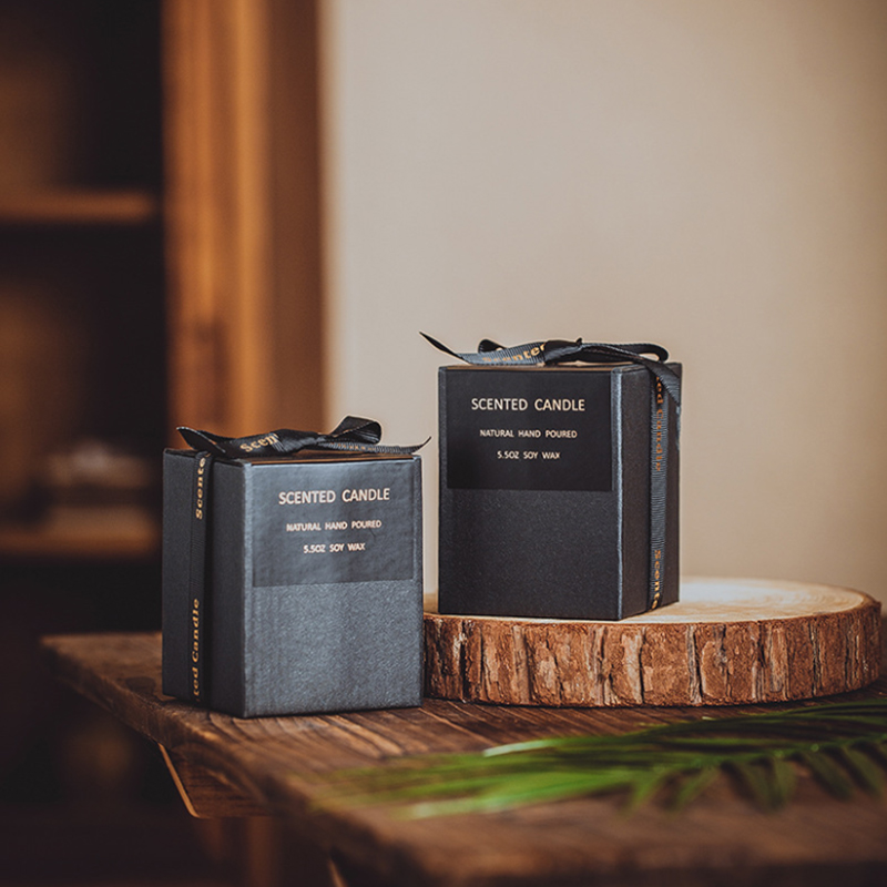 شموع معطرة برائحة شمع الصويا الطبيعي بوزن 160 جرام