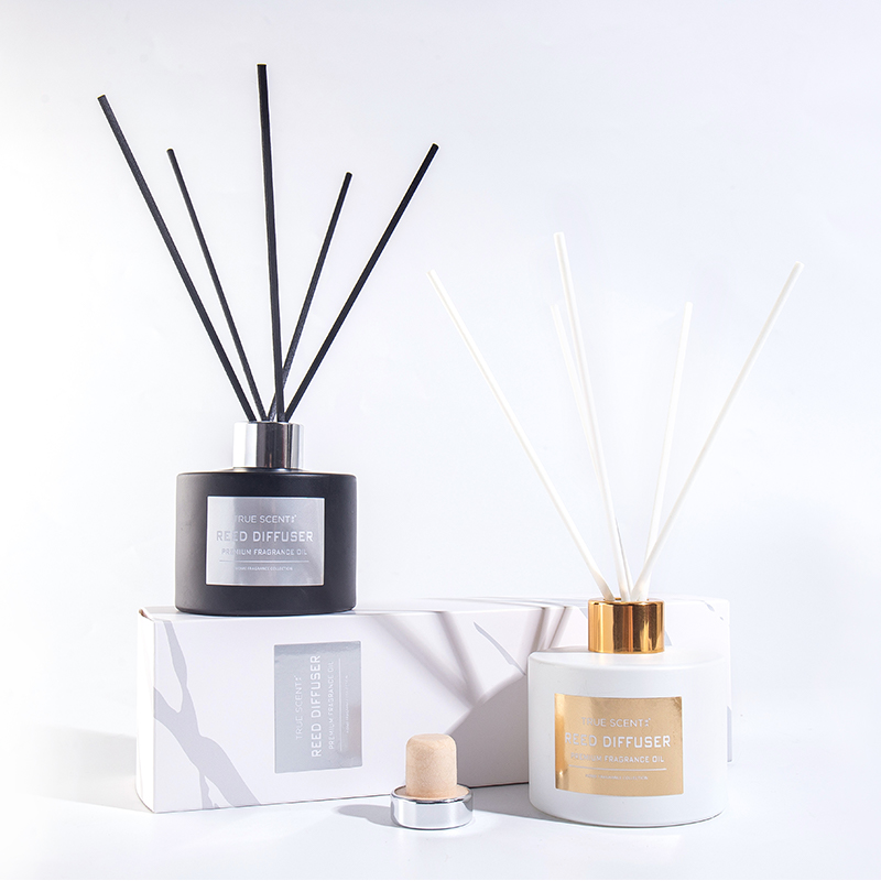 عطر منزلي 150 مل لمجموعة موزع القصب عطر زجاجي مع الروطان